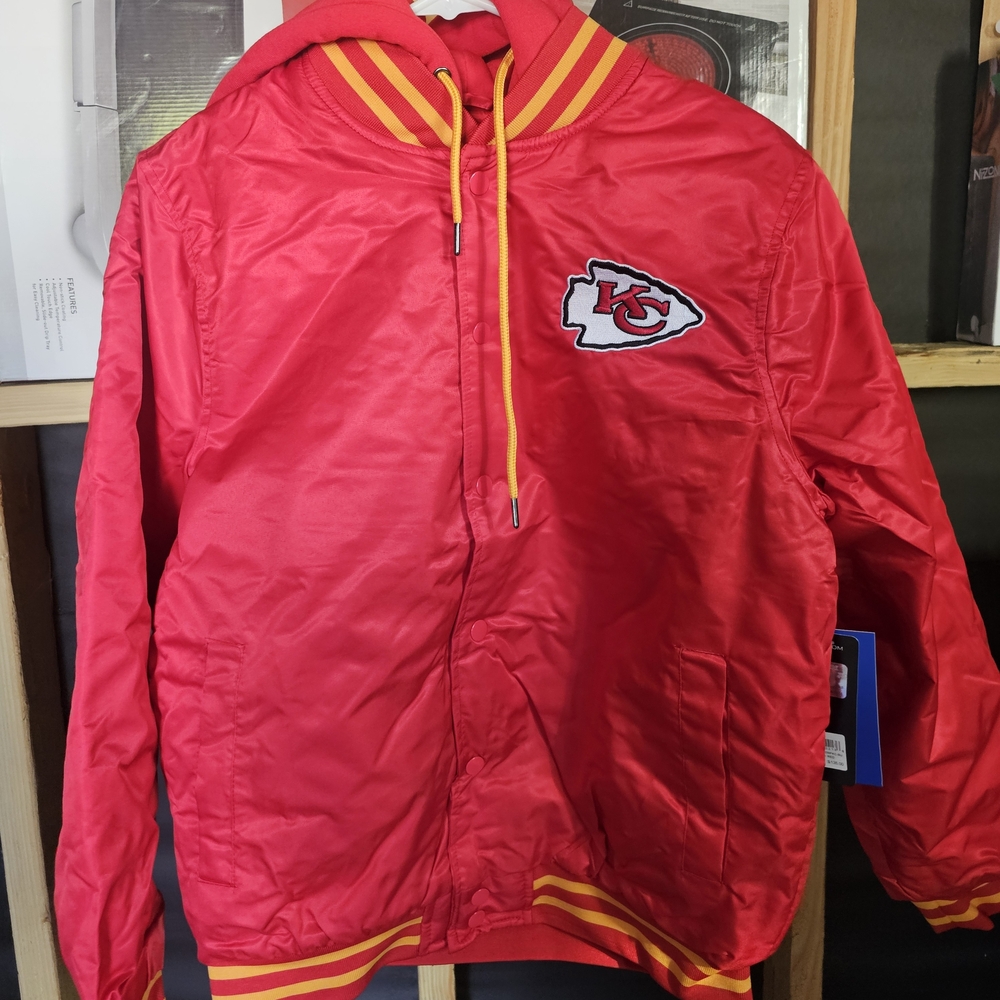 NFL Red and Yellow Puffer Jacket